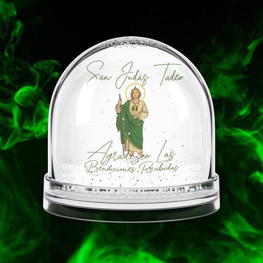 San Judas Tadeo Snow Globe
