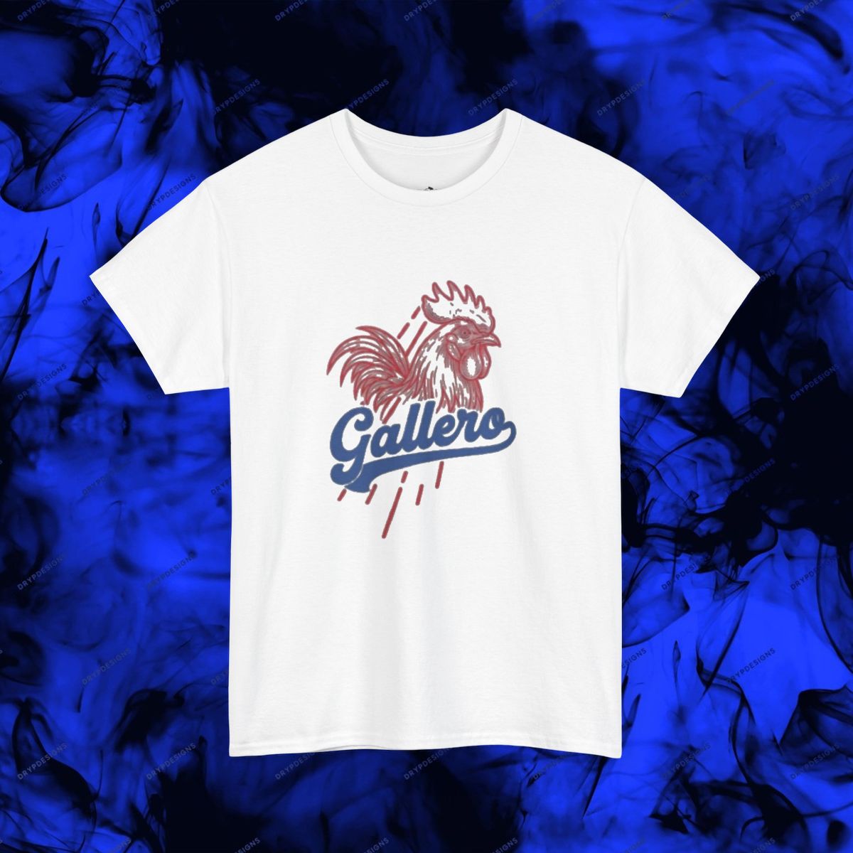 Baseball Tee — “Gallero” Vintage Baseball Script T‑Shirt
