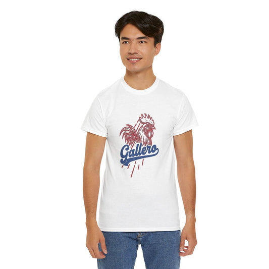 Baseball Tee — “Gallero” Vintage Baseball Script T‑Shirt